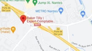 encart google maps baker tilly nantes